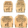 171301-230201-0001 TT Lichtraumprofil-Schablonen, 4 Stück im Set Thumbnail 1