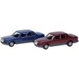 013727-004 H0 MiniKit: Mercedes-Benz S-Klasse (W126) saphirblau und weinrot Thumbnail 1