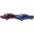 013727-004 H0 MiniKit: Mercedes-Benz S-Klasse (W126) saphirblau und weinrot Thumbnail 2