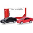 014106 H0 MiniKit: Opel Coupé (2000), Schwarz und Magmarot, 2 Stück Thumbnail 2