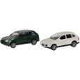 012836-002 H0 MiniKit: Porsche Cayenne Turbo, british racing green/sandweiß Thumbnail 1