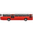 319393 H0 MAN Büssing SÜ 210 Stadtbus, rot/weiß Thumbnail 3