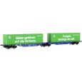 28398 H0 Containerwagen Sggmrss'90 DB-Cargo, Ermewa, Ep. VI Thumbnail 1