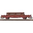 31517 TT Flachwagen mit Rungen Ks [3300] und Stahlbündel, DR, Ep. IV Thumbnail 1