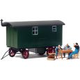 33263 H0 Bauarbeiter in der Pause, Bauwagen, Zubehör, Fertigmodell Thumbnail 1