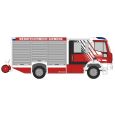 68168 H0 Magirus HLF Team Cab Werkfeuerwehr Siemens Erlangen Thumbnail 1