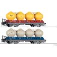 01117 TT 2er Set Staubsilowagen Uacs 451.1, AB Vagon Trans s.r.o., Ep. V Thumbnail 1