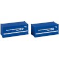 182005 H0 2er Set 20‘ Container "THW" Thumbnail 1