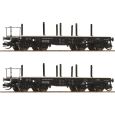 6680034 TT 2-tlg. Set: Schwerlast-Flachwagen, DRG, Ep. II Thumbnail 1
