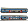 6280044 TT 2-tlg. Set: Doppelstockwagen, CD, Ep. V Thumbnail 1