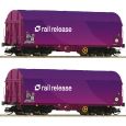 6680024 TT 2-tlg. Set: Schiebeplanenwagen, Railrelease, Ep. VI Thumbnail 1