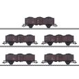 44311 H0 Güterwagen-Set Fd-z-72 Ommv, Ep. III (mit Beladung) Thumbnail 1