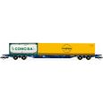 TT6031 TT Containertragwagen mit 20' und 40' Container, Touax KFA, Ep. VI