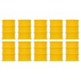 51616 H0 10 Stück 220l Fässer Fass Chemiefass gelb Thumbnail 2