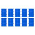 51618 H0 10 Stück 220l Fässer Fass Chemiefass "Gefahrstoffe" blau Thumbnail 2