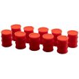 51619 H0 10 Stück 220l Fässer Fass "Gefahrstoffe" rot Thumbnail 1