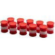 51621 H0 10 Stück 220l Fässer Fass "Gefahrgut" rot-weiß Thumbnail 1