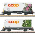 45885 G Containerwagen-Set Coop, RhB, Ep. VI Thumbnail 1