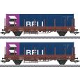 46939 H0 Rungenwagen Kbs 443 mit Stahl, NS, Ep. IV Thumbnail 1