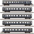 87615 Z 5er Set Personenwagen 'Blauer Enzian', DB, Ep. III