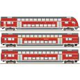 6220248 H0 3er Set Doppelstockwagen RE2, DB AG, Ep. VI, AC Thumbnail 1