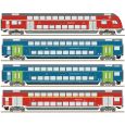 6210250 H0 4er Set Doppelstockwagen NAH.SH, DB AG, Ep. VI, DCC Thumbnail 1
