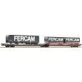 6600235 H0 Doppeltaschenwagen T3000e, Hupac + Fercam, Ep. VI Thumbnail 1