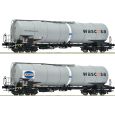 6600232 H0 2er Set Kesselwagen Zacns, Wascosa/Tamoil, Ep. VI Thumbnail 1