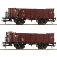 6600267 H0 2er Set offene Güterwagen Omm 12, DB, Ep. III Thumbnail 1
