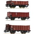 6600303 H0 3er Set offene Güterwagen, DB, Ep. III Thumbnail 1