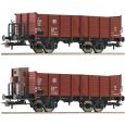 6600253 H0 2er Set offene Güterwagen Omm 12, DR, Ep. III Thumbnail 1