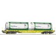 6600279 H0 Containertragwagen, GATX, Ep. VI, + Pellegrini Tankcontainer Thumbnail 1