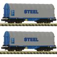 6660173 N 2er Set Schiebeplanenwagen, ÖBB, Ep. VI Thumbnail 1
