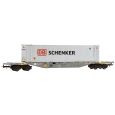 HR6703 H0 Containerwagen Sgnss mit Container 'DB Schenker', HUPAC, Ep. VI Thumbnail 1