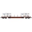 HR6714 H0 Flachwagen Rgs mit Rungen, FS, Ep. IV 'Interfrigo' Thumbnail 1