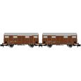 HN6715 N 2er Set gedeckte Güterwagen, FS, Ep. IV Thumbnail 1