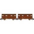 HN6717 N 2er Set gedeckte Güterwagen Gs, SNCF, Ep. IV Thumbnail 1