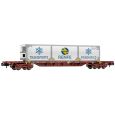 HN6729 N Containerwagen mit Wechselbehälter, RENFE, Ep. IV Thumbnail 1