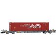 HN9766 TT Containertragwagen mit 1 x 45' Container, ermewa, Ep. VI