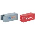 182006 H0 20' Container K-LINE und P&O Thumbnail 1