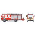 4102 H0 Ford Gargo 1320 - LF16 Brandweer Niederlande Thumbnail 1