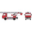 4108 H0 Iveco Magirus "Zeta"  90M5 - DL18 Feuerwehr Allershausen Thumbnail 1