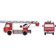 4109 H0 Iveco Magirus "Zeta"  90M5 - DL18 Feuerwehr Zeil am Main Thumbnail 1