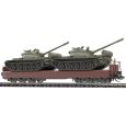 31650 TT Flachwagen Samm 4818 T-55A, DR, Ep. IV, mit 2x Panzern Thumbnail 1