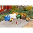 41695 H0 Bausatz: Recycling-Container mit Zubehör