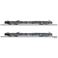 15975 H0m 2er Set Schmalspur-Rollwagen Rf4, DR, Ep. III Thumbnail 1