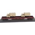 18146 TT Niederbordwagen Res 3936, DR, Ep. IV, beladen mit zwei LKW Robur 1801 Thumbnail 1