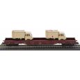 18146 TT Niederbordwagen Res 3936, DR, Ep. IV, beladen mit zwei LKW Robur 1801 Thumbnail 2