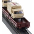 18146 TT Niederbordwagen Res 3936, DR, Ep. IV, beladen mit zwei LKW Robur 1801 Thumbnail 3