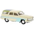 27124 H0 Wartburg 311 Camping, hellbeige/hellblau